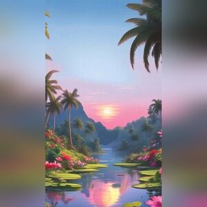 Tropical Sunset Print